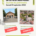 Visites guidées de la Ferté Saint Aubin - Journée du Patrimoine